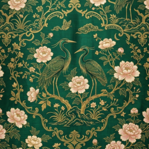19th Century Gold-leaf Chinoiserie Wallpaper